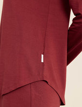 Load image into Gallery viewer, Goodnight Raglan Sleep Top, Ruby
