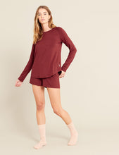 Load image into Gallery viewer, Goodnight Raglan Sleep Top, Ruby
