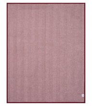 Load image into Gallery viewer, Harborview Herringbone Maroon Blanket
