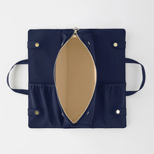 Load image into Gallery viewer, Hair Tools Bag - Navy/ Khaki
