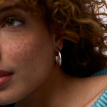 Load image into Gallery viewer, Havana Hoop Earring | Silver
