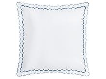 Load image into Gallery viewer, India Pique Euro Sham, Hazy Blue
