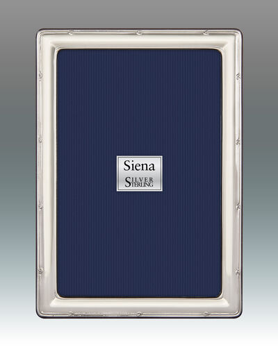Fine Knot Border Sterling Silver Frame