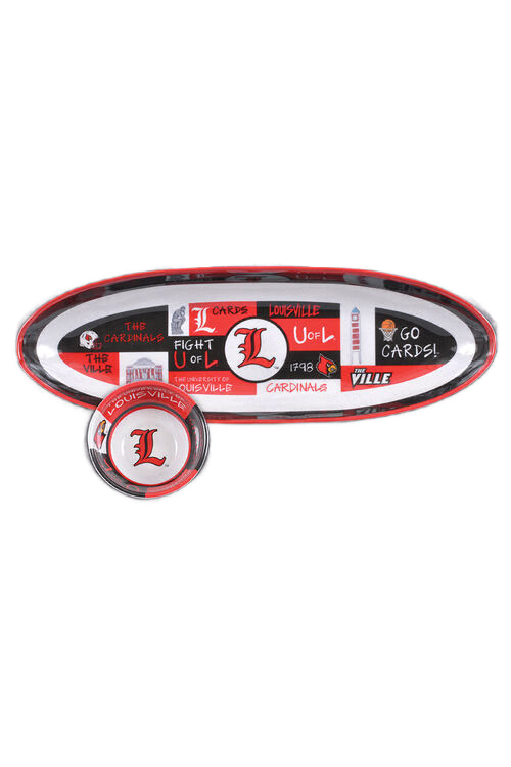 University of Louisville Melamine Chip & Dip