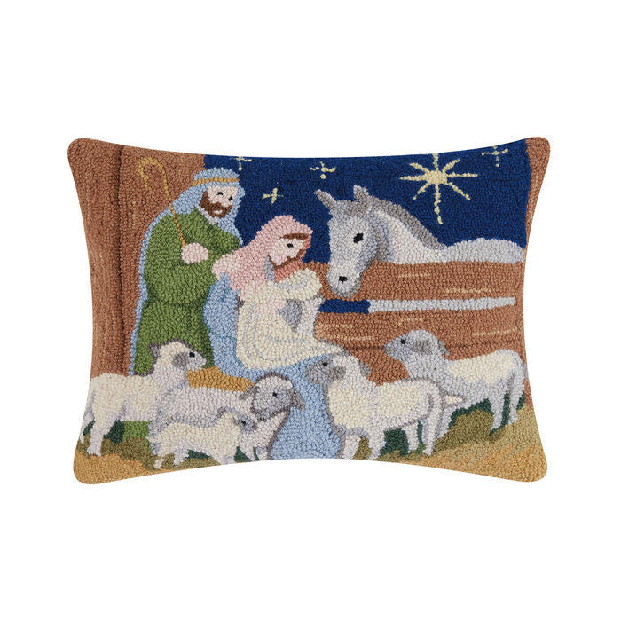 Nativity Hook Pillow 16x20