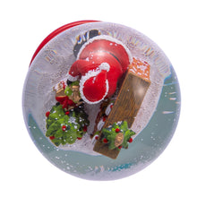 Load image into Gallery viewer, Santa with Fireplace Muscial Waterglobe

