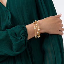 Load image into Gallery viewer, Milano Lux Bangle, Iridescent Emerald Green
