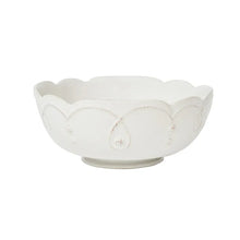 Load image into Gallery viewer, Jardins Du Monde 10&quot; Serving Bowl, Whitewash
