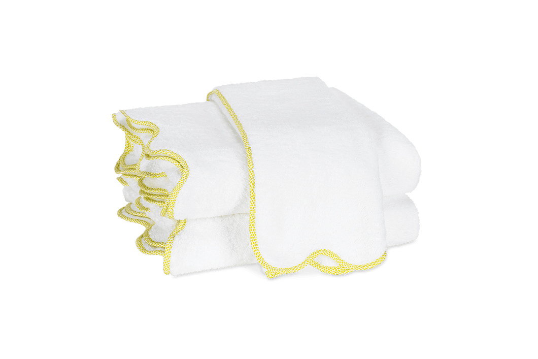 Jasper Hand Towel, Lemon
