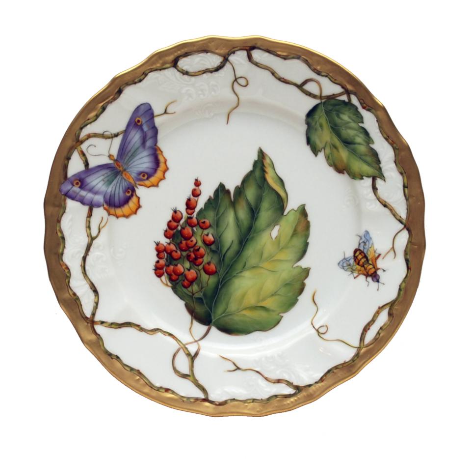 Wildberry Salad Plate, Red