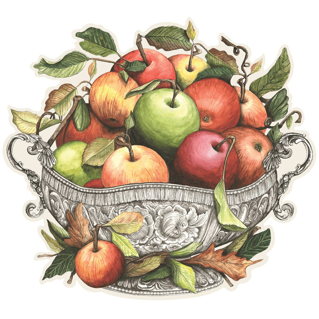 Die-Cut Apple Arrangement Placemat, 12 Sheets