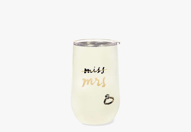 Stainless Steel Wine Tumbler, Miss to Mrs