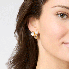 Load image into Gallery viewer, Kaleidoscope Statement Stud, Iridescent Clear Crystal
