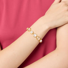 Load image into Gallery viewer, Kaleidoscope Tennis Bracelet, Iridescent Clear Crystal
