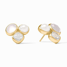 Load image into Gallery viewer, Kaleidoscope Statement Stud, Iridescent Clear Crystal
