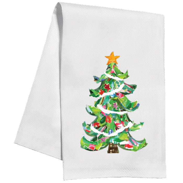 Lauren Dunn Green Christmas Tree Kitchen Towel