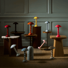 Load image into Gallery viewer, Bobbin Wireless LED Lamp, Cherry
