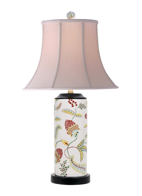 Multi Color Porcelain Lamp