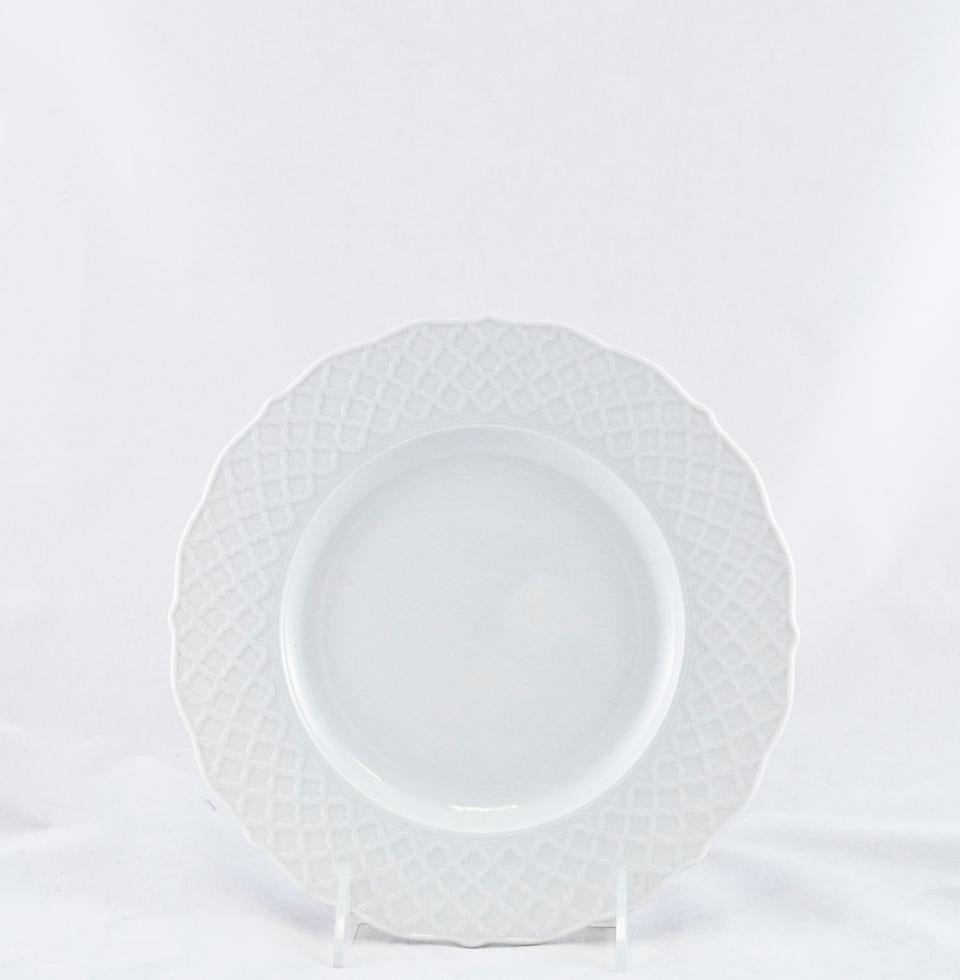 Empire White Dessert Plate