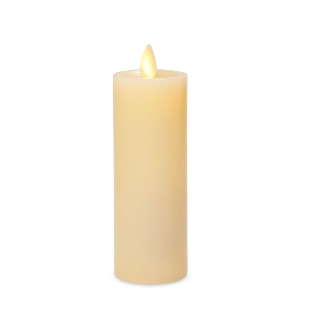 Ivory Wax Melted Top Flameless Candle, 2
