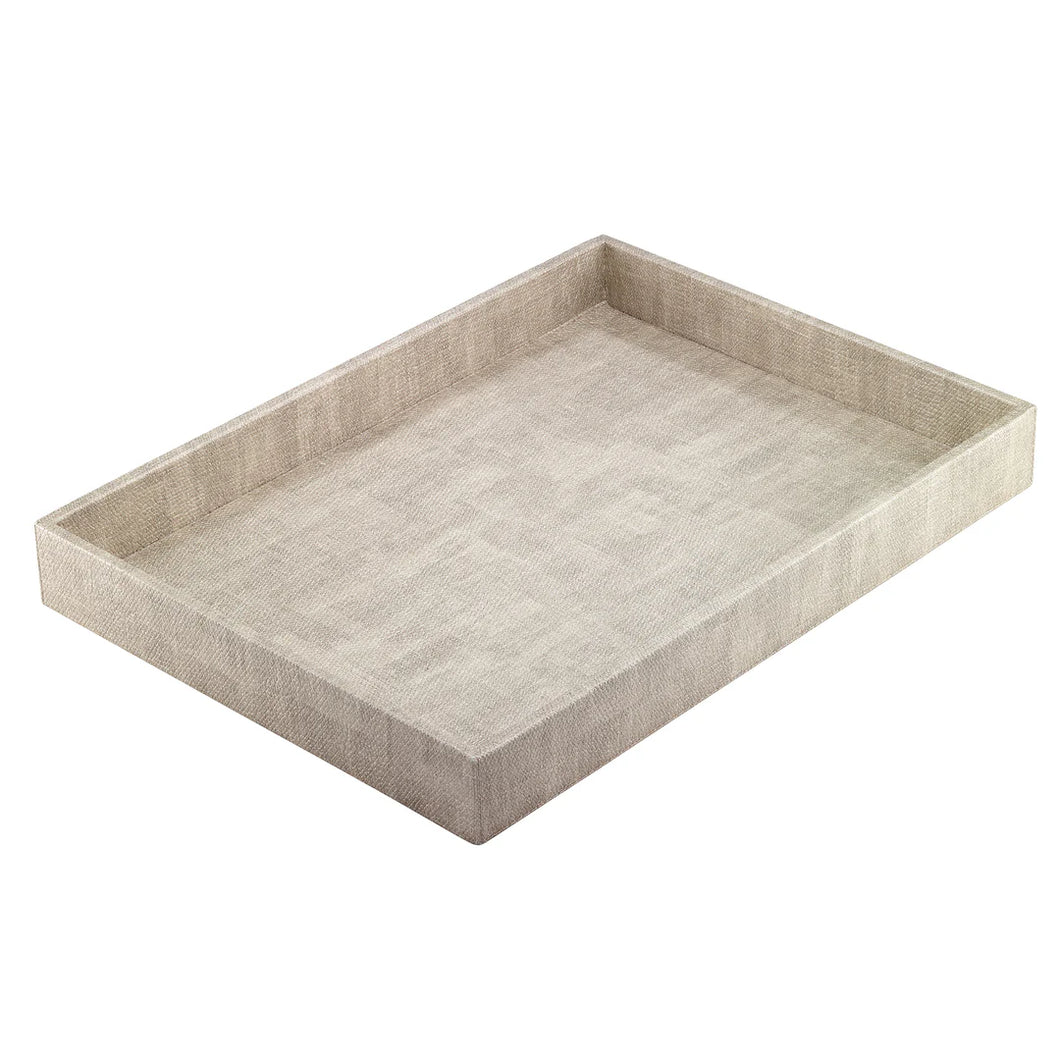 Luster Birch Rectangular Tray