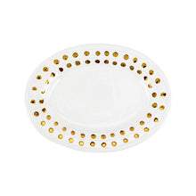Load image into Gallery viewer, Medici Gold Medium Oval Platter
