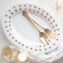 Load image into Gallery viewer, Medici Gold Medium Oval Platter
