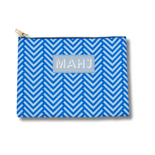 Load image into Gallery viewer, Mahjong Card &amp; Accessory Bag, Blue Arrows
