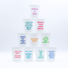 Load image into Gallery viewer, Mahjong Frosted Cups | 10 ct, Assorted
