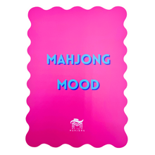Load image into Gallery viewer, Scalloped Mahjong Shuffle Card, Pink | Mahjong Mood
