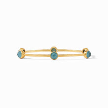 Load image into Gallery viewer, Milano Luxe Bangle, Iridescent Peacock Blue
