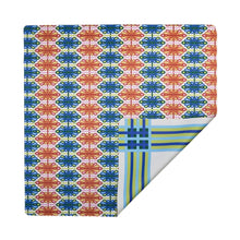 Load image into Gallery viewer, Mod Bird Bam &amp; Plaid Double-Sided Mahjong Mat
