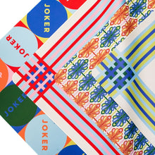 Load image into Gallery viewer, Mod Bird Bam &amp; Plaid Double-Sided Mahjong Mat
