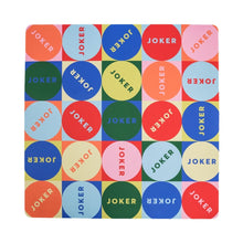 Load image into Gallery viewer, Mod Joker &amp; Plaid Double-Sided Mahjong Mat
