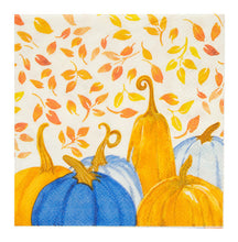 Load image into Gallery viewer, Harvest Blues Cocktail Napkin, Package of 20
