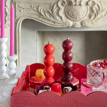 Load image into Gallery viewer, White Bobbin Candlestick, 14cm
