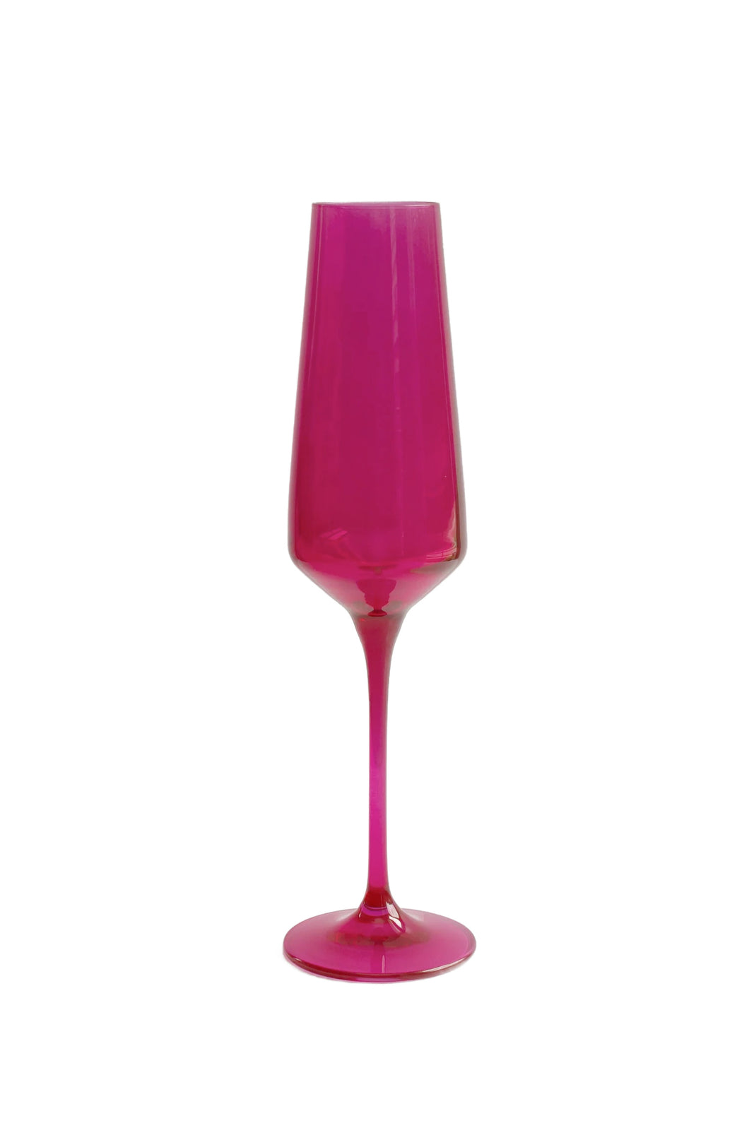 Fuchsia Champagne Flute