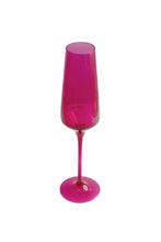 Load image into Gallery viewer, Fuchsia Champagne Flute
