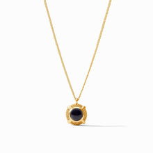 Load image into Gallery viewer, Cabochon Solitaire Necklace, Obsidian Black
