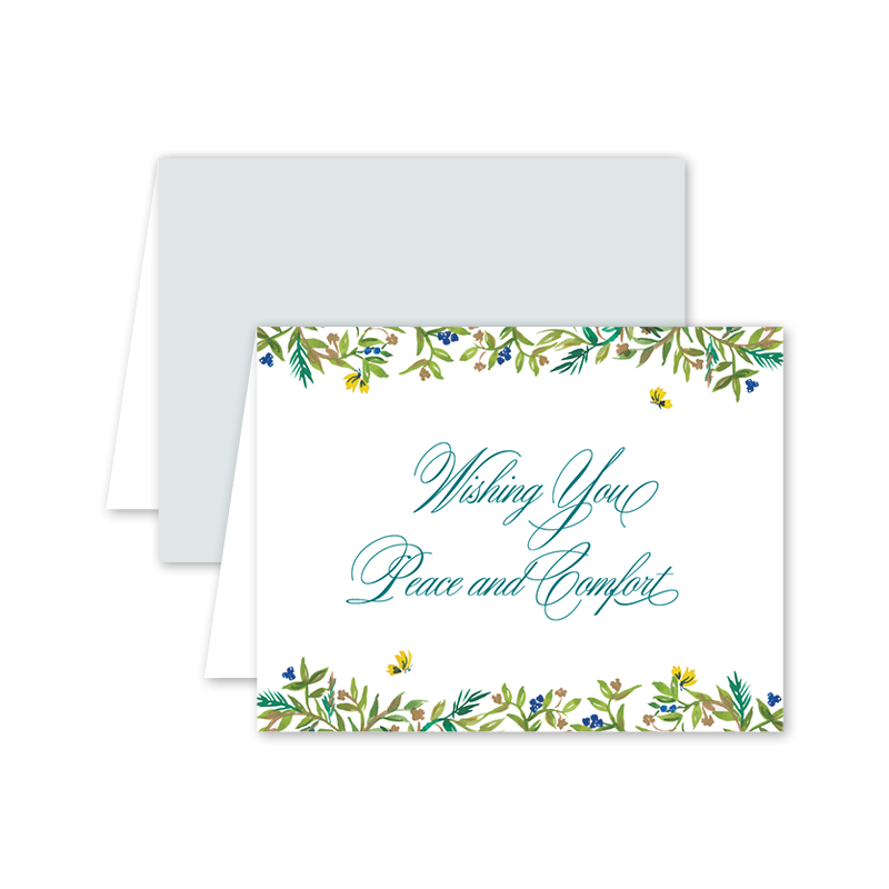 Butterfly Garden Sympathy Card