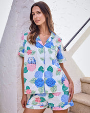 Load image into Gallery viewer, Short PJ Set, Hydrangea Honeymoon
