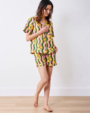 Load image into Gallery viewer, Short PJ Set, Lemon Twist
