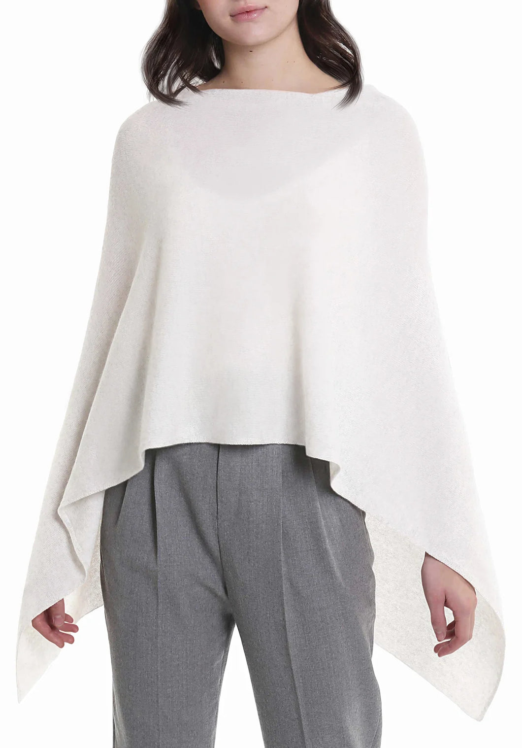 Cashmere Topper, Whisper White