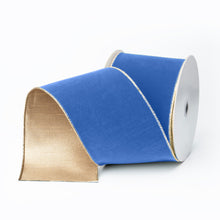 Load image into Gallery viewer, Sky Blue Suede Velvet Ribbon, 4"
