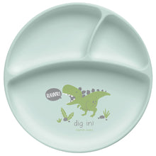 Load image into Gallery viewer, Suction Cup Silicone Plate, Dino
