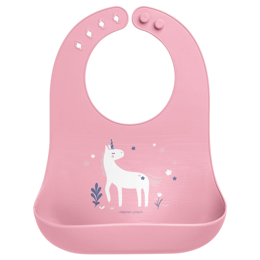 Silicone Bib, Unicorn