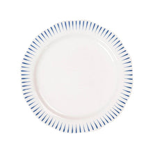 Load image into Gallery viewer, Sitio Stripe Dessert/Salad Plate, Delft Blue
