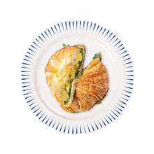 Load image into Gallery viewer, Sitio Stripe Dessert/Salad Plate, Delft Blue

