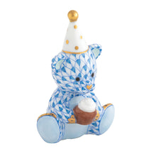 Load image into Gallery viewer, Herend Birthday Bear, Blue
