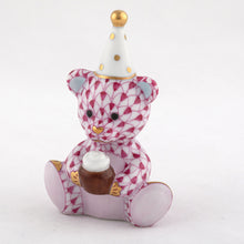Load image into Gallery viewer, Herend Birthday Bear, Raspberry
